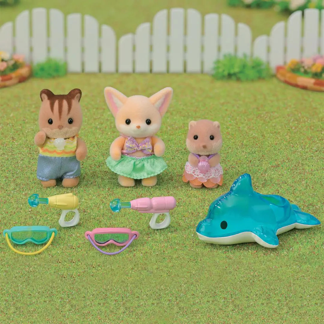 Le trio des bébés a la piscine - Sylvanian Families - 5749