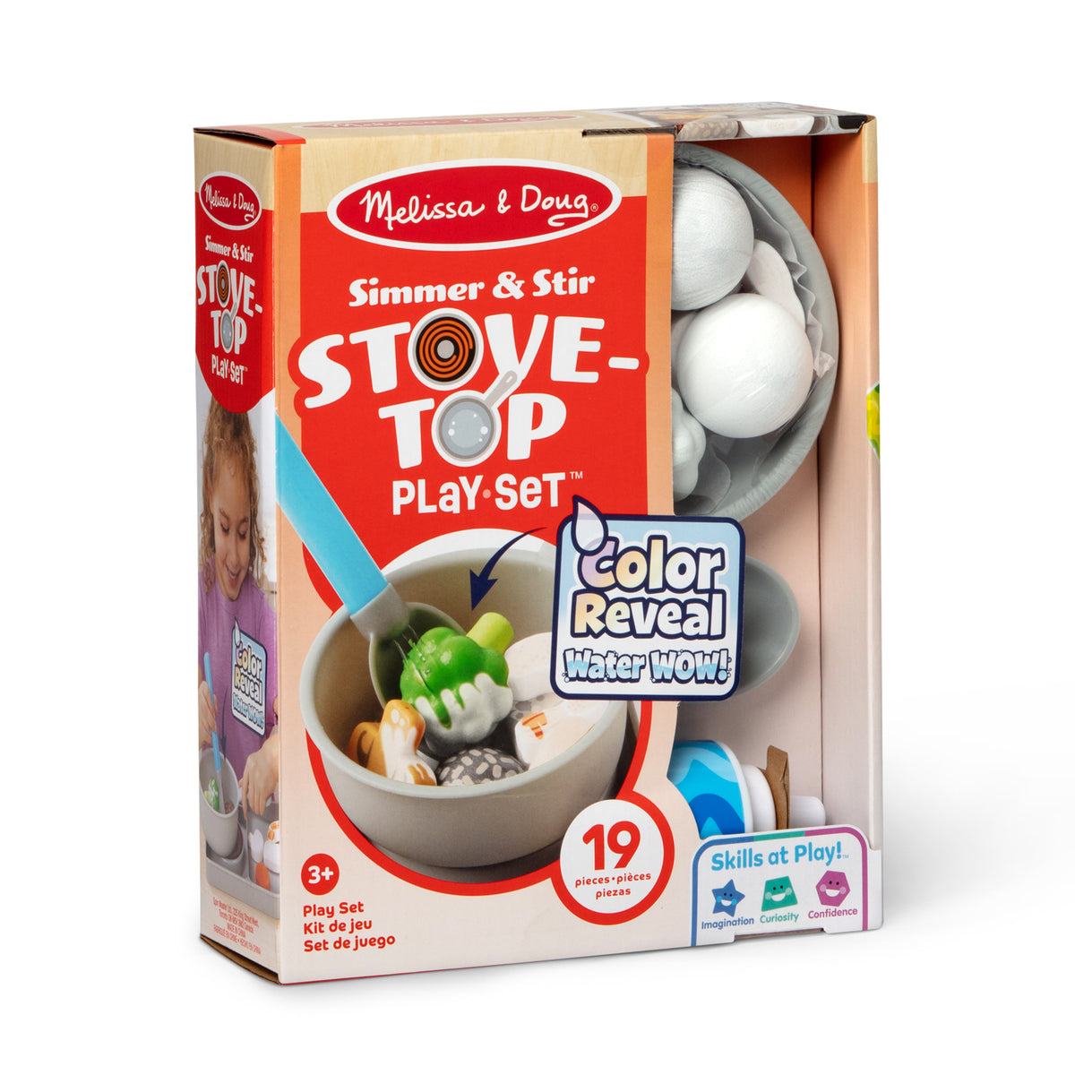 SPINMASTER Melissa & Doug - Coffret Cuisine Water Wow! - 19 accessoires - Développe imagination et curiosité - Des 3 ans