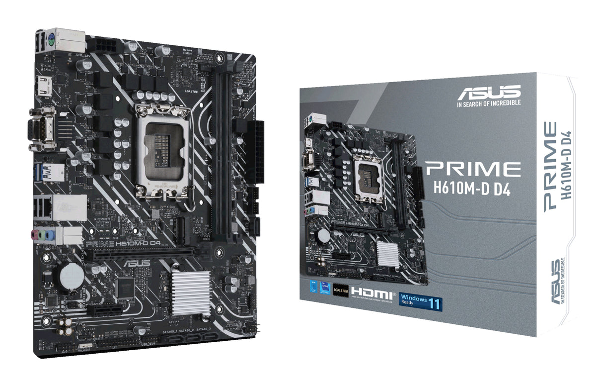 Carte mere - ASUS - PRIME H610M-D D4 - Intel H610 LGA 1700 micro ATX