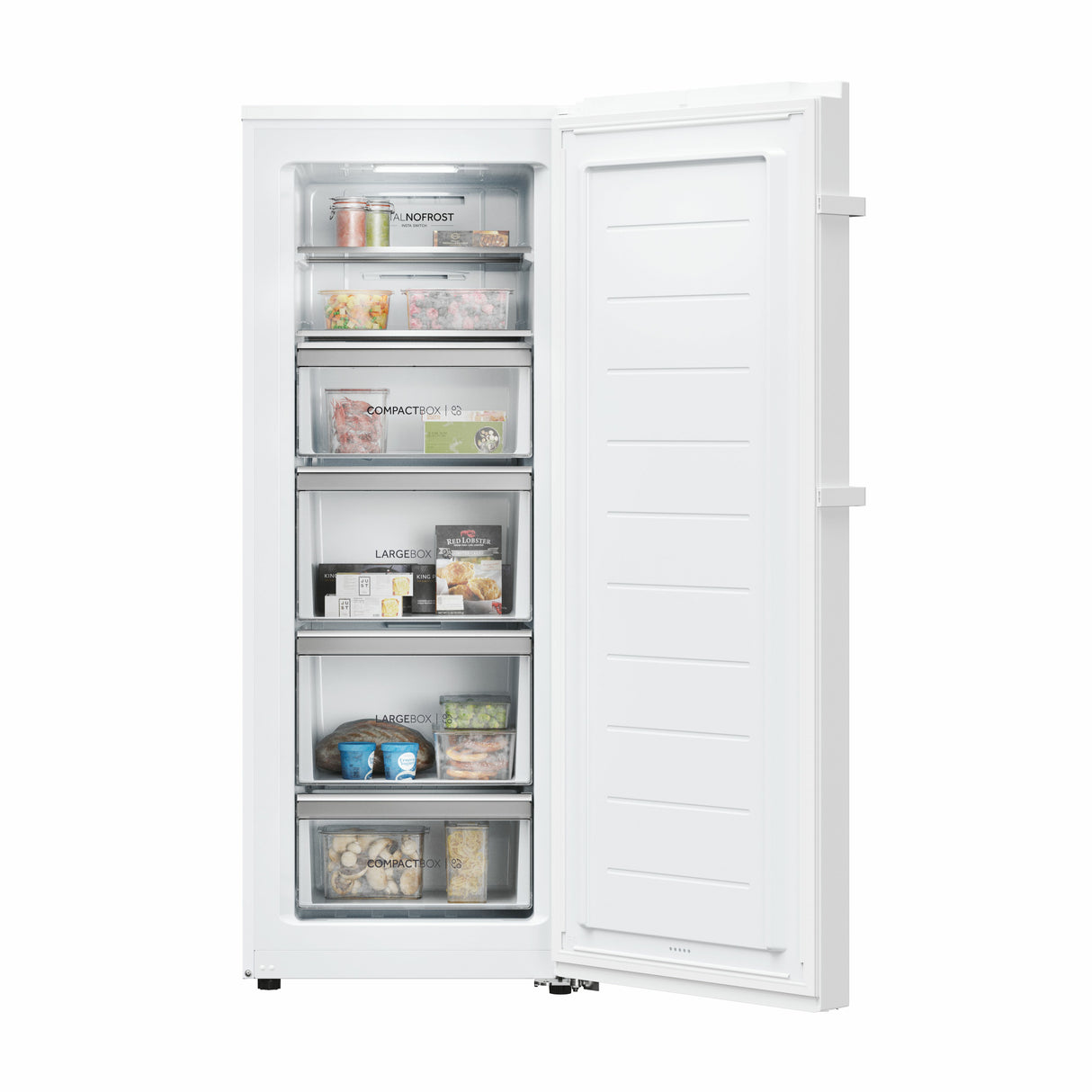Congélateur Armoire HAIER 226L - H4F226WEH1 - Série 3 - Total No Frost - Connectivité -Classe E - Blanc