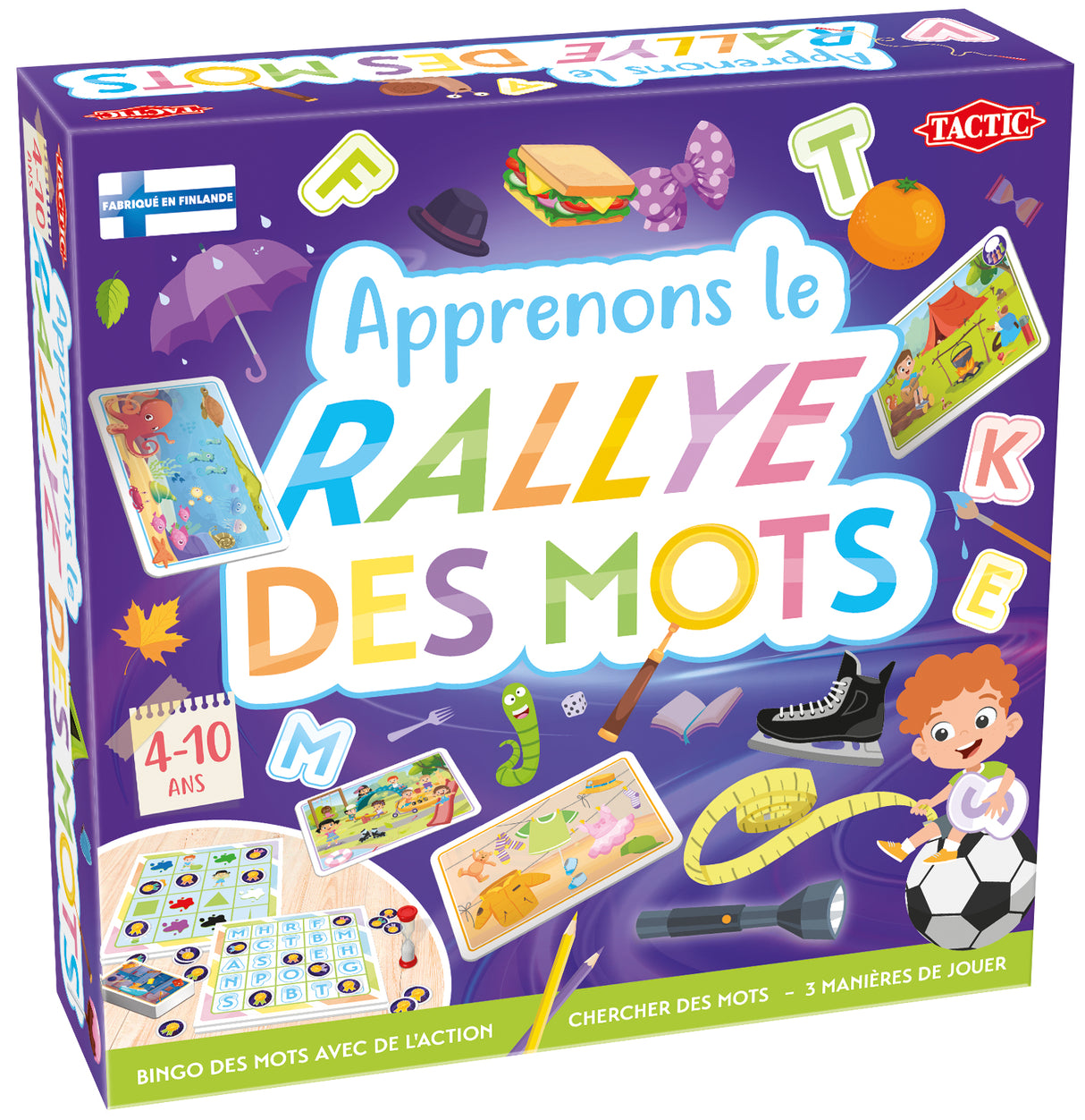 Apprenons le Rally des Mots - Jeu éducatif - TACTIC - 2 joueurs et plus - Des 4 ans