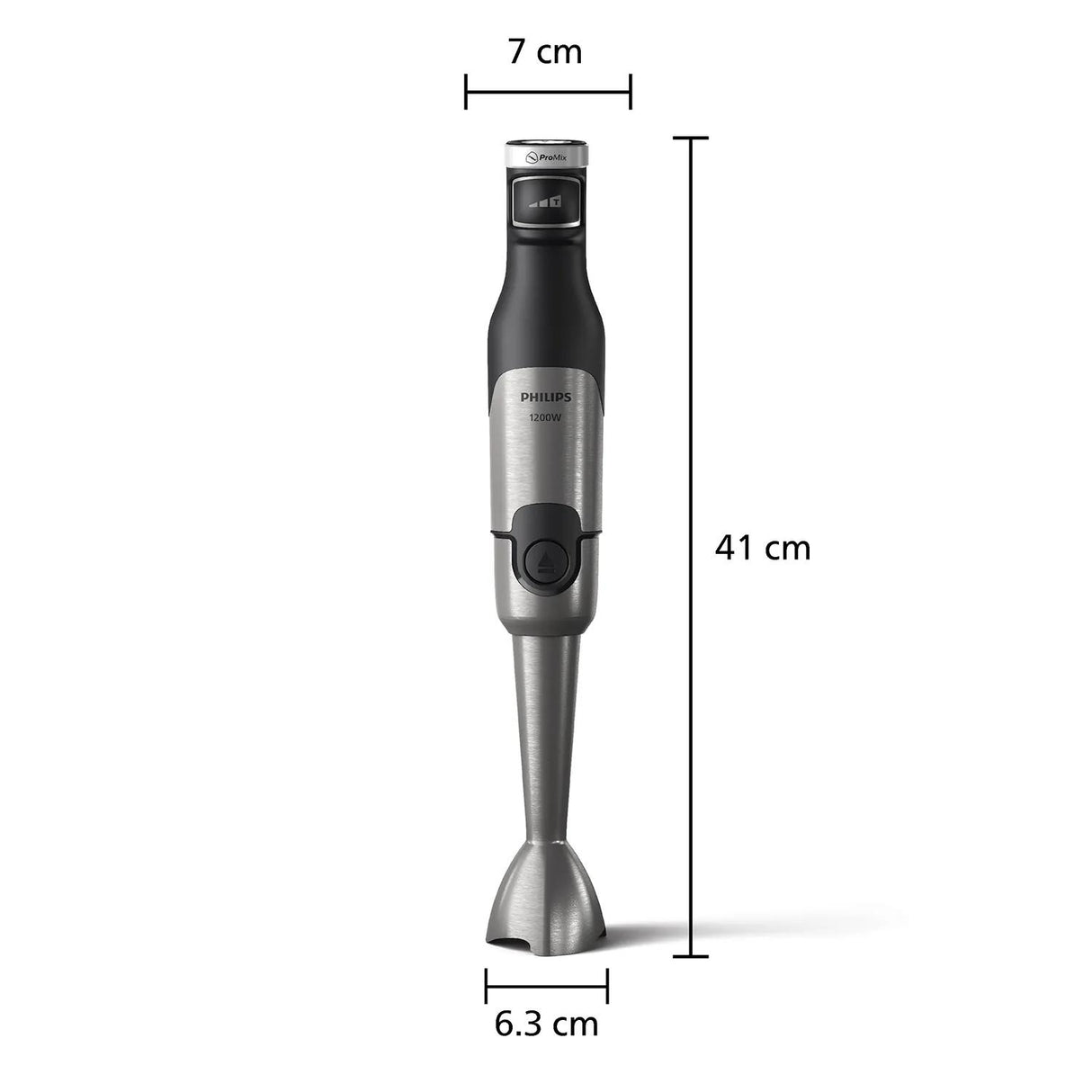 Mixeur plongeant - PHILIPS - HR2684/00 - ProMix Série 5000 - Métal/noir - 1200W - 4 accessoires