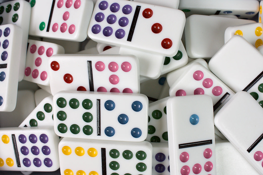 DOMINO Double 9 - Jeux de société - TACTIC - Des 7 ans