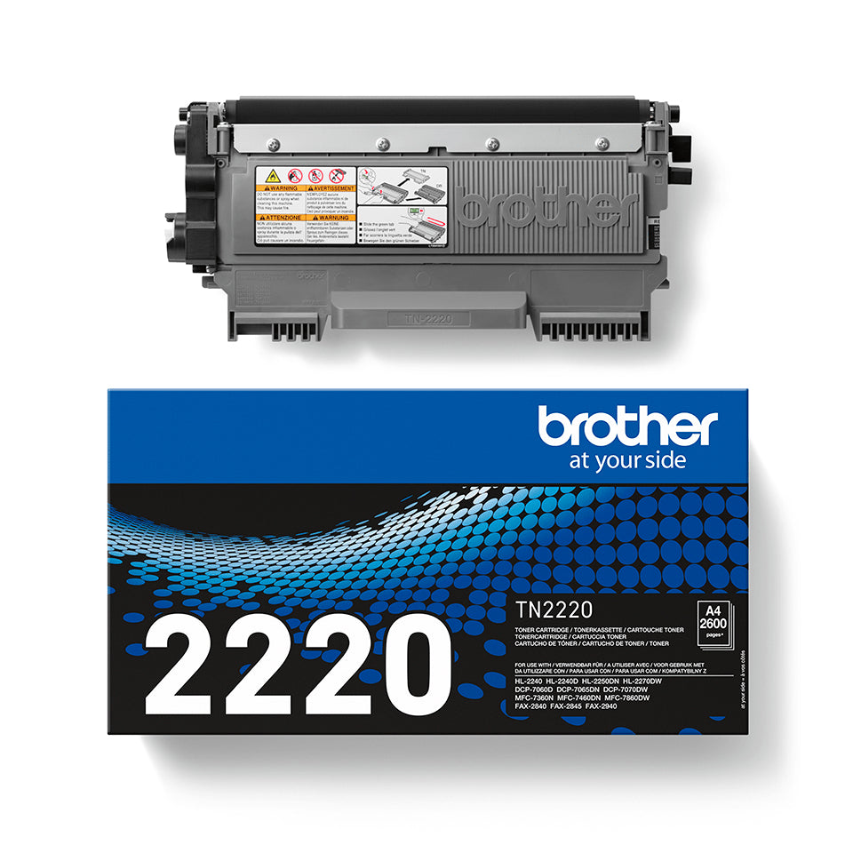 Toner Noir Brother TN-2220 - 2600 pages