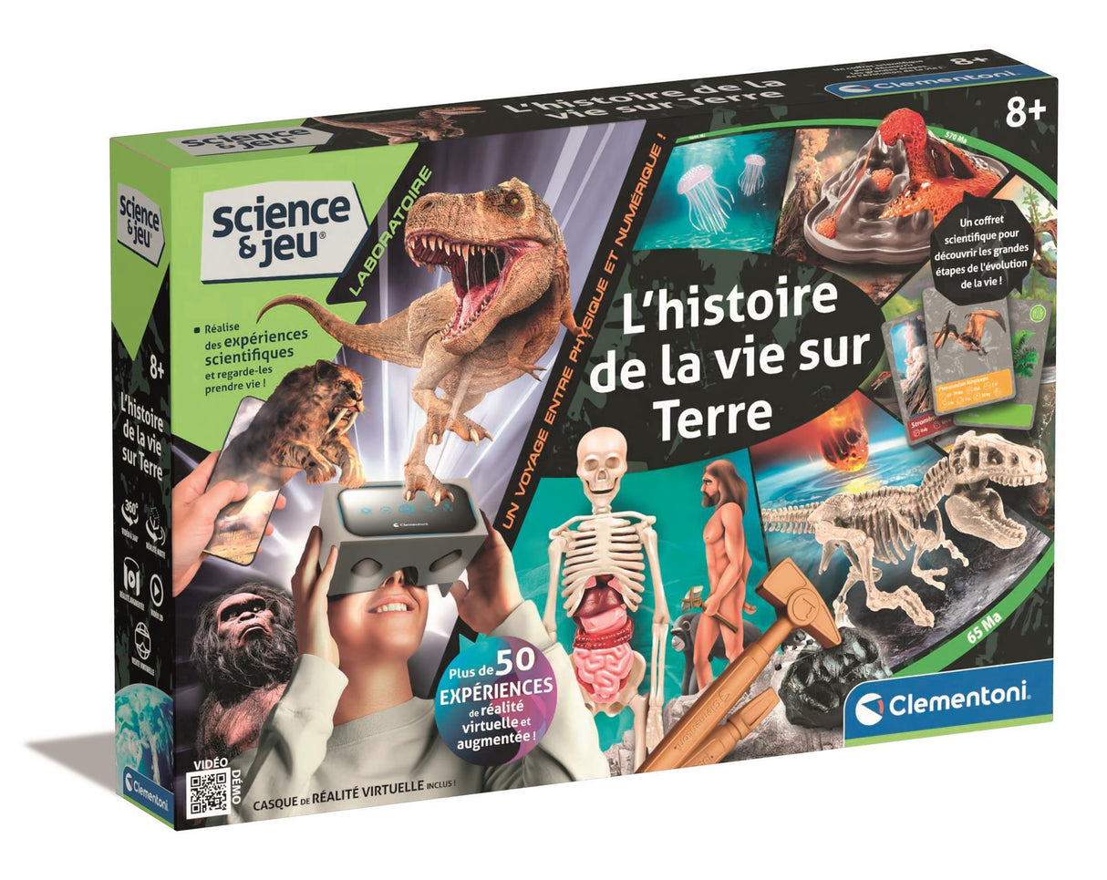 L'histoire de la vie sur Terre - Clementoni - Science & Jeu - Jeux Scientifiques