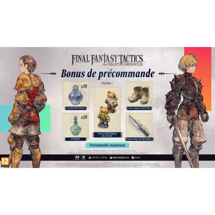 FINAL FANTASY TACTICS The Ivalice Chronicles - Jeu PS5