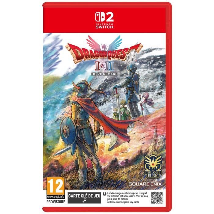 Dragon Quest I & II HD-2D Remake Jeu Nintendo Switch 2