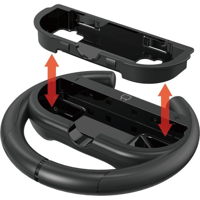 Volant de course - VENOM - Joy-Con Nintendo Switch 2 - Noir