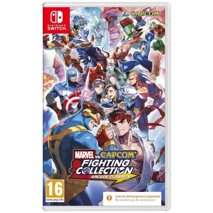 Marvel Vs Capcom Fighting Collection Arcade Classics (code De Téléchargement) - Jeu Nintendo Switch