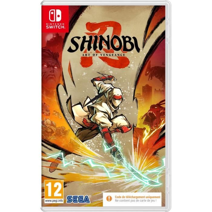 Shinobi : Art of Veneance - Jeu Nintendo Switch - Code in a Box
