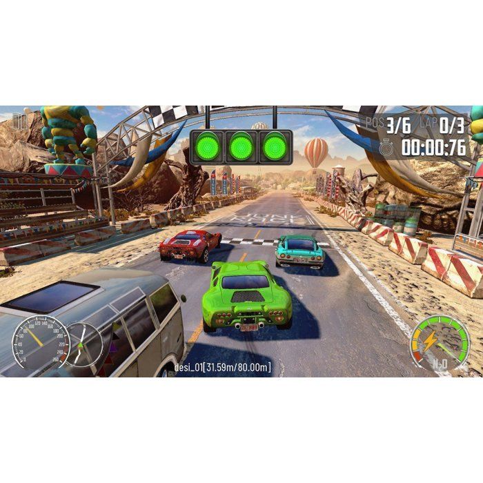 Turbo Booster Racing - Kit (volants + jeu) - Jeu PS5