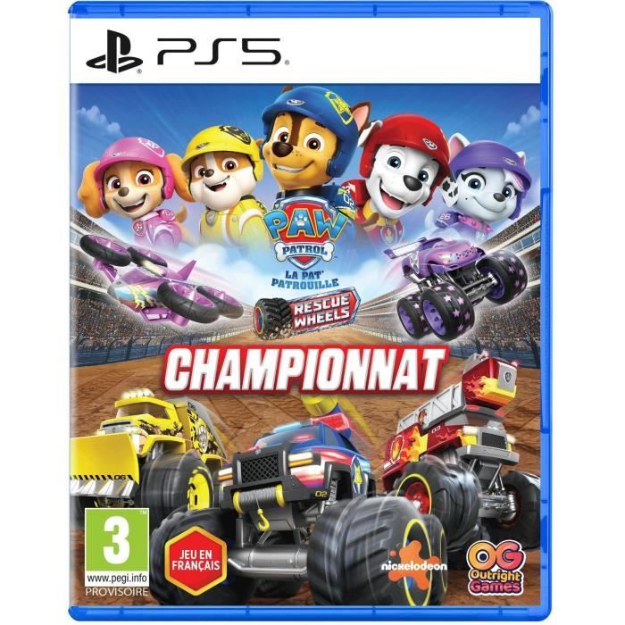 PAW Patrol : Rescue Wheels - Championnat - Jeu PS5