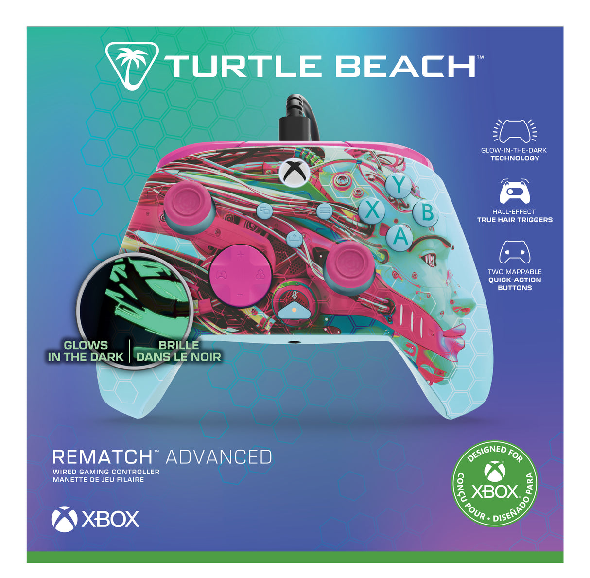 Manette de jeu - Xbox - Rematch Advanced - Filaire - Android Dreams - Compatible PC - Turtle Beach