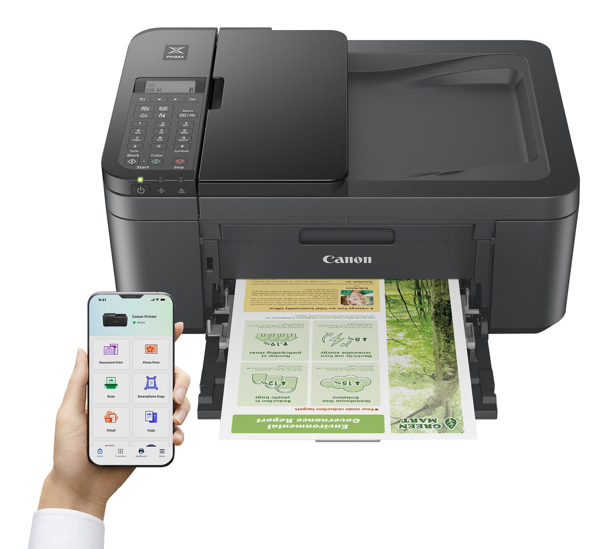 Imprimante Multifonction 4en1 Canon Pixma TR4755i (Noir)