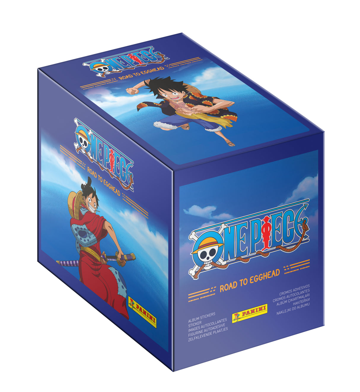 Boîte - PANINI - ONE PIECE ROAD TO EGGHEAD - 8 pochettes - 64 cartes