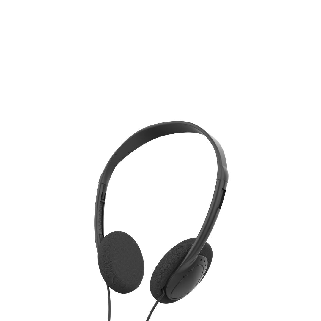 Casque filaire ONE, 1.2m, connecteur jack, noir