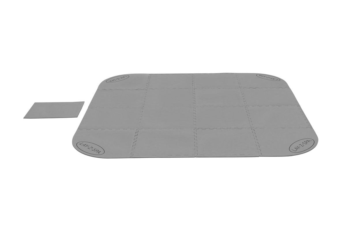 BESTWAY - Tapis de sol pour spa carré ou rond Lay-Z-Spa 196 x 196 cm