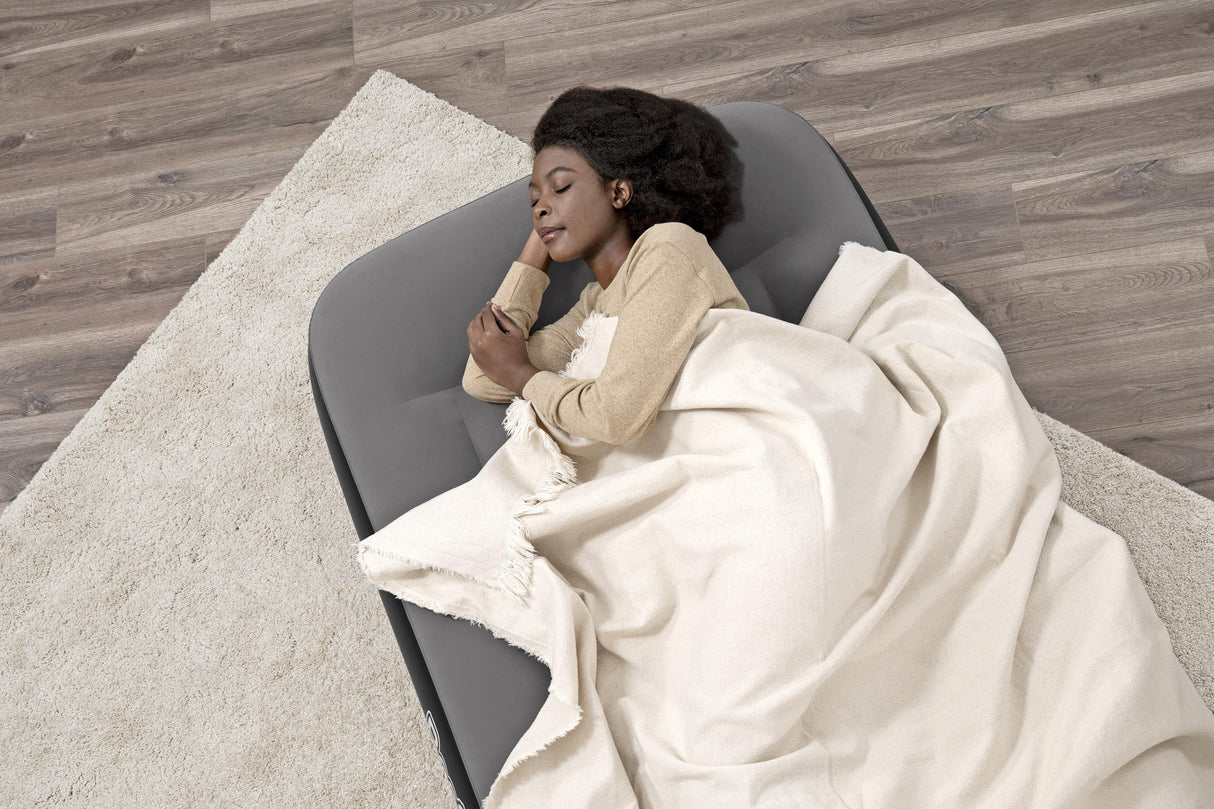 Matelas gonflable - BESTWAY - 671BT - Tritech Twin - 1 personne, pompe USB intégrée, 1,91 m x 97 cm x 36 cm