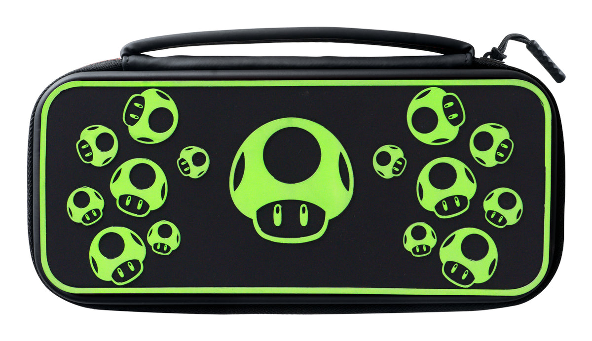 Sacoche de transport - PDP - 1 UP Glow In The Dark - Nintendo Switch - Noir