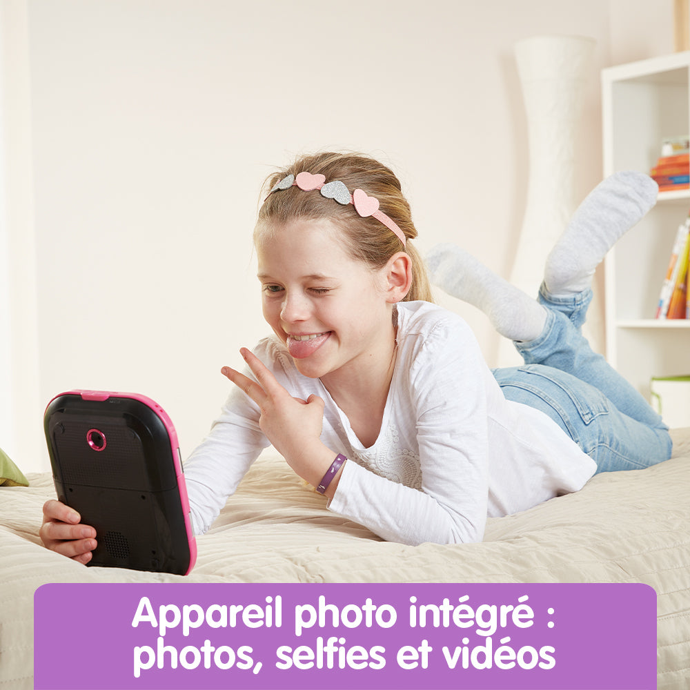 Agenda électronique VTECH Kidisecrets Selfie Music Noir avec lecteur MP3 pour filles de 6 a 12 ans