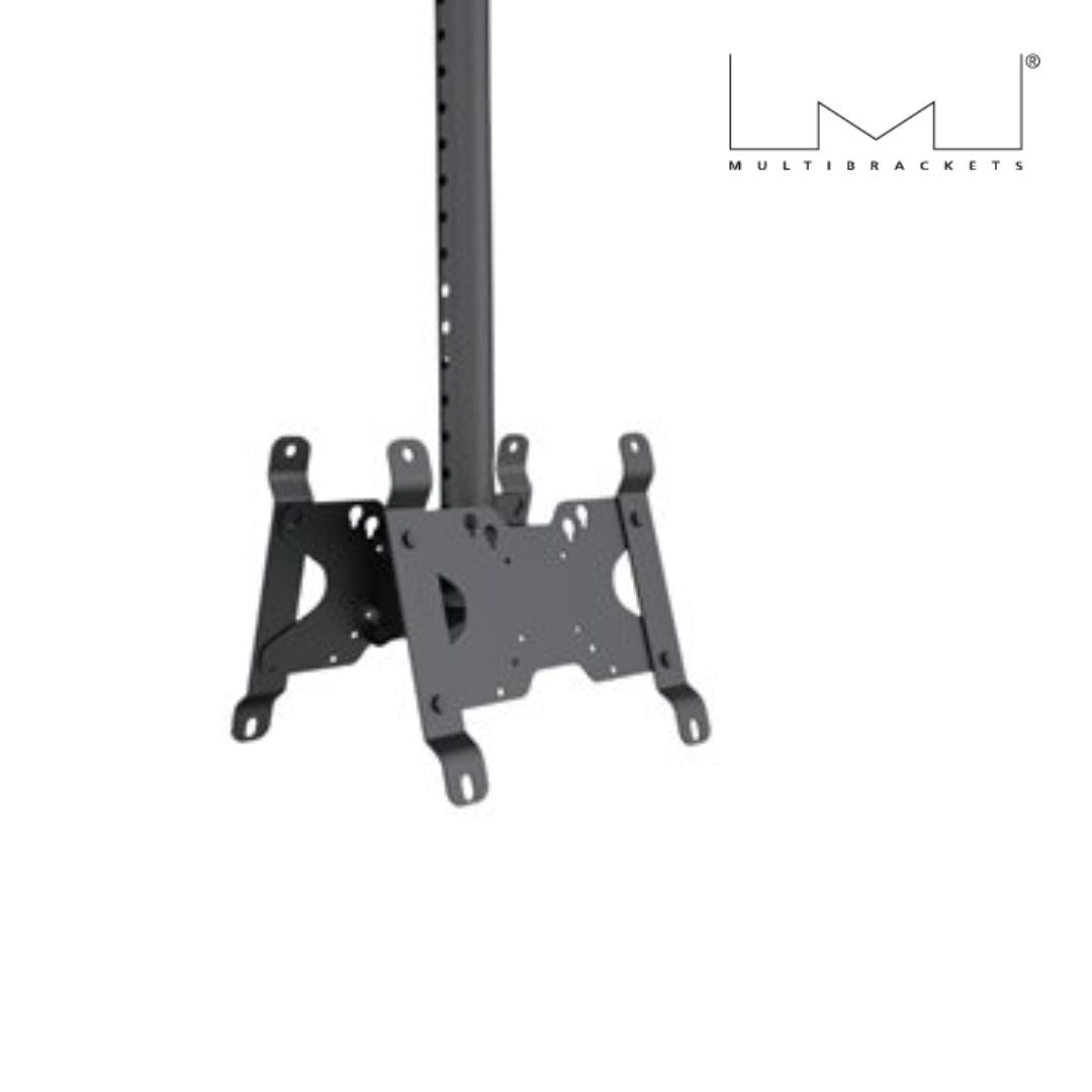 Support plafond dos à dos Noir MULTIBRACKETS pour moniteur 10 au 32 Capacité 1