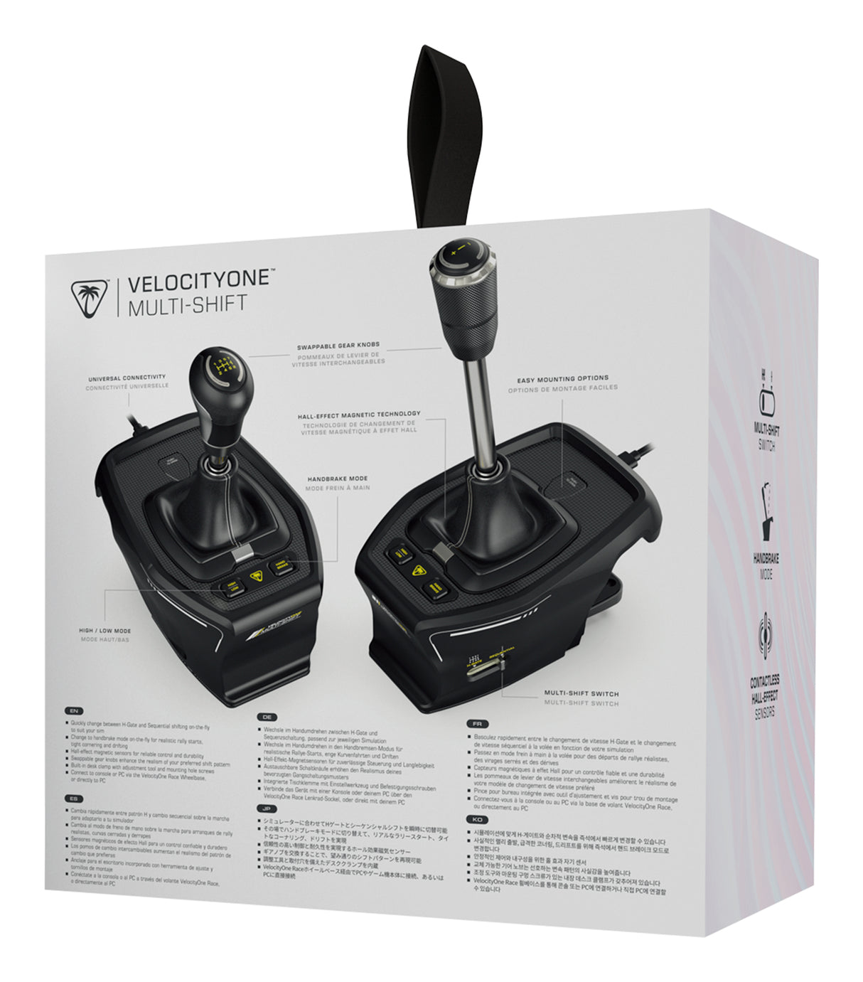 Levier de vitesse et frein a main universel - TURTLE BEACH - TBS-0001-05 - VelocityOne™ Multi-Shift - Noir