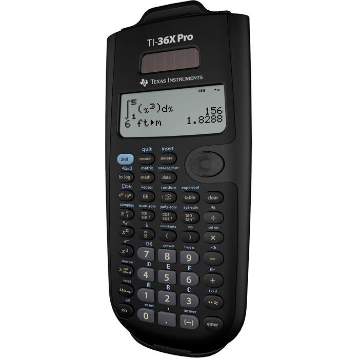 Calcuatrice scientifique - TEXAS INSTRUMENTS - TI-36 X PRO - Noir