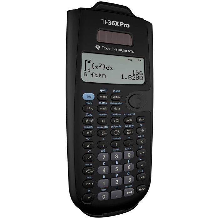 Calcuatrice scientifique - TEXAS INSTRUMENTS - TI-36 X PRO - Noir