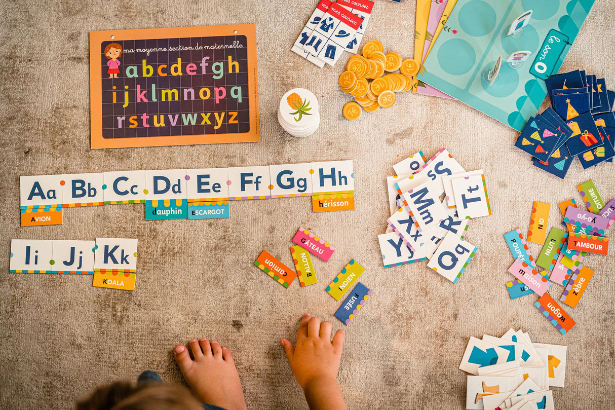 Jeu éducatif - NATHAN - La Petite Ecole - Mon Grand Coffret Moyenne Section