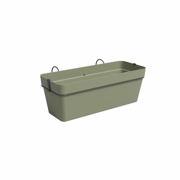 ARTEVASI Jardiniere CAPRI RE KIT - 50 ma - Vert cendré L50,2 x P28,5 x H20 cm