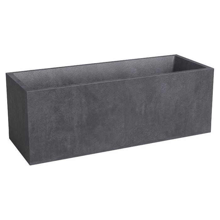 ARTEVASI Jardiniere - SYDNEY - Plastique - Anthracite - 100 cm - 98 L - Dimensions: 99.5x39.5x43 cm