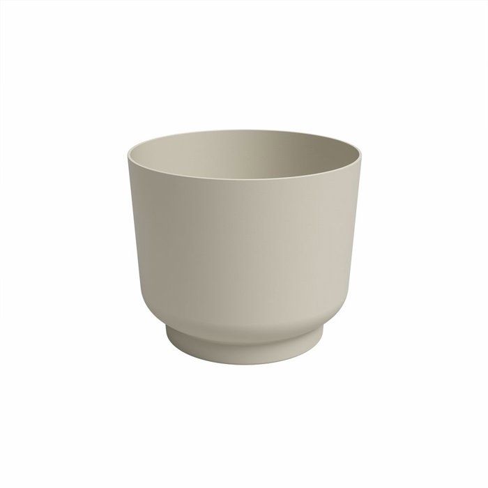 ARTEVASI Pot de fleur - Miami - 30 cm - 13 L - Creme - Dimensions: 29.7x29.7x25.1 cm