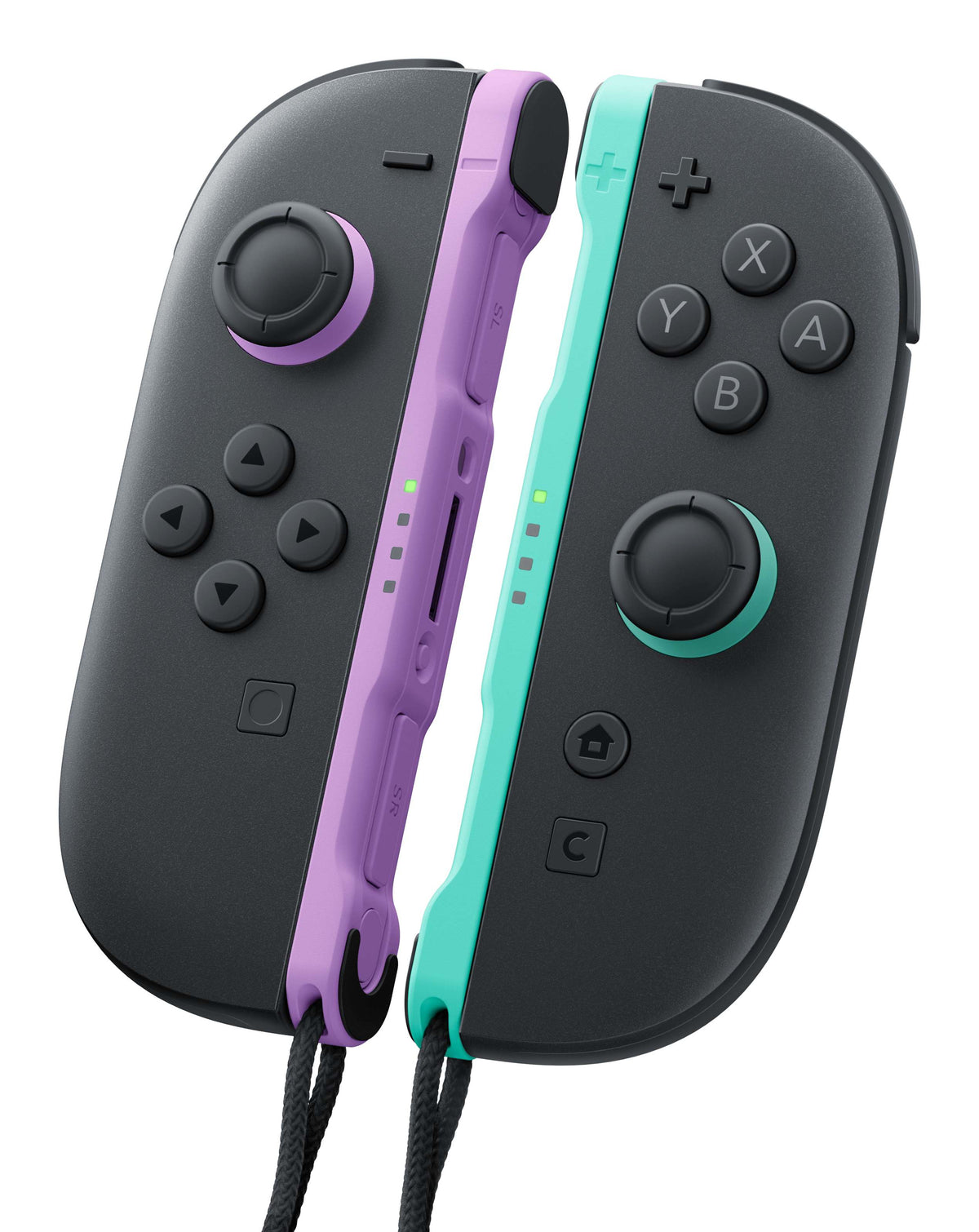 Paire de manettes Joy-Con 2 Violet Clair & Vert Clair pour Nintendo Switch 2