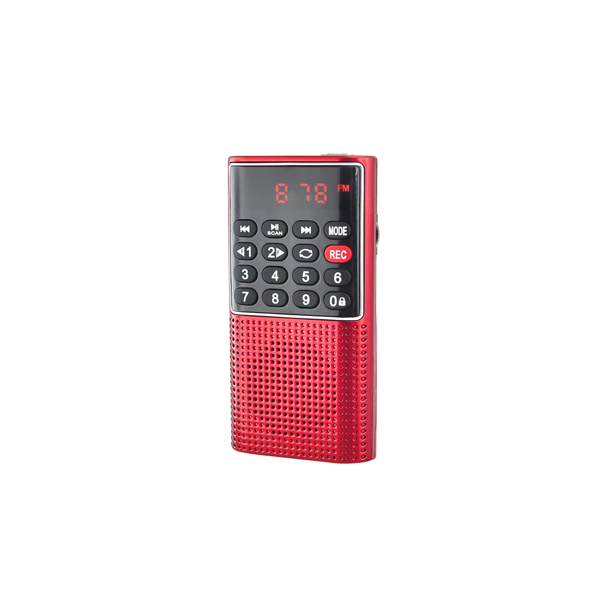 RADIO DE POCHE rechargeable FM, lecteur de carte micro SD RMS 3W, prise casque R