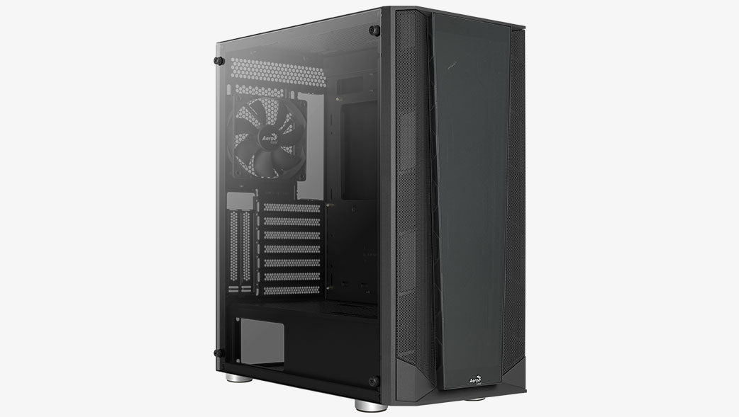 Boitier Moyen Tour ATX AeroCool Prism v1 avec panneaux vitrés (Noir)