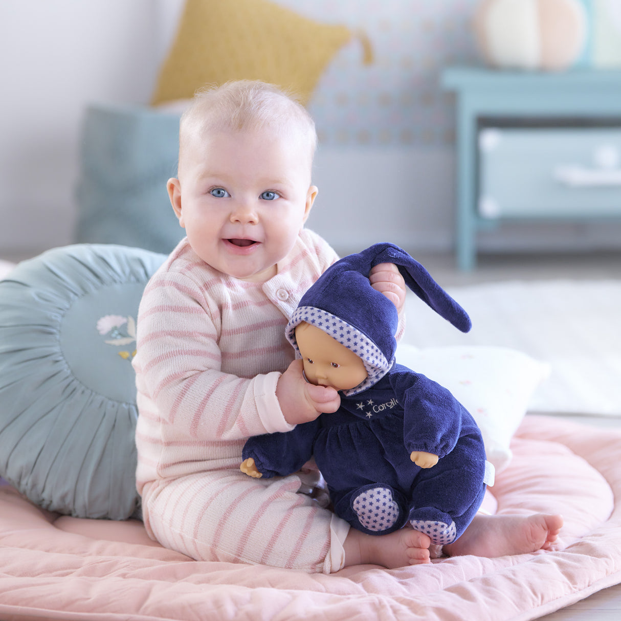 Doudou - COROLLE - Babipouce Marine Reves d'Étoiles - 28 cm - Des la naissance