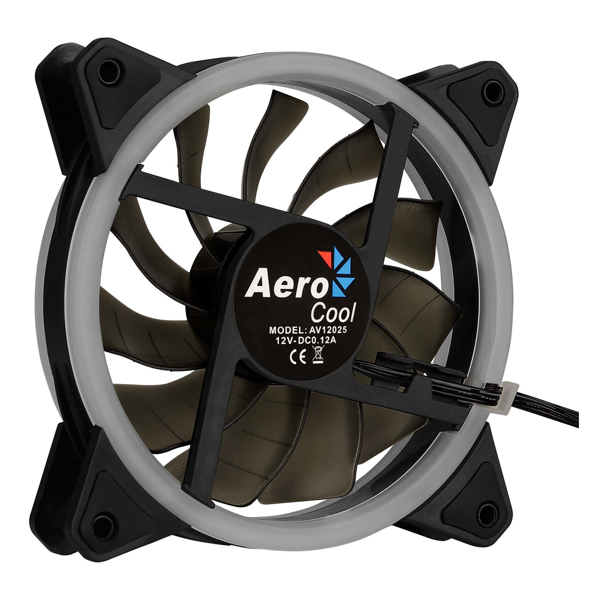 Ventilateur de boitier AeroCool Rev RGB 12cm (Noir)