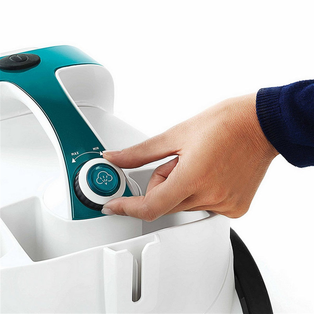 POLTI VAPORETTO SMART 100 T - Nettoyeur vapeur - autonomie illimitée - 4 BAR - 110g/min - 1500W - 9 accessoires - Turquoise