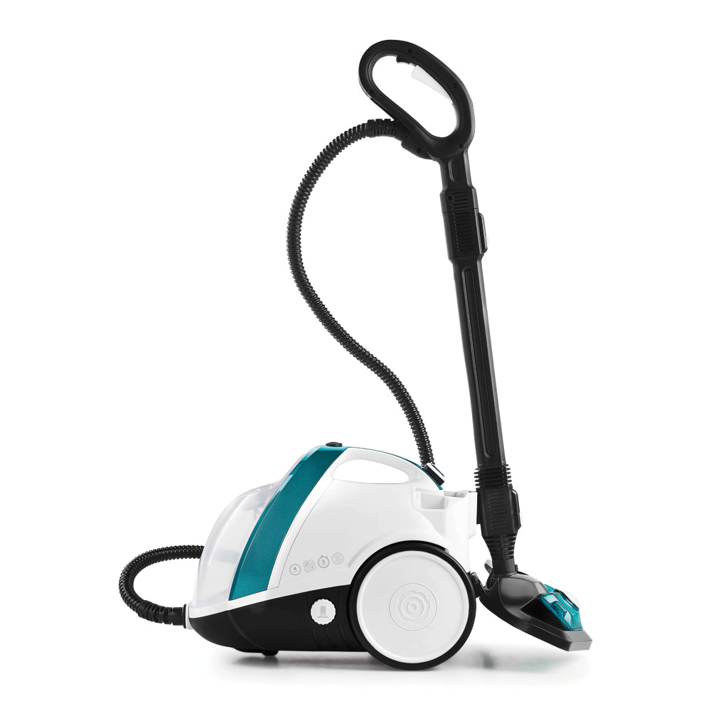 POLTI VAPORETTO SMART 100 T - Nettoyeur vapeur - autonomie illimitée - 4 BAR - 110g/min - 1500W - 9 accessoires - Turquoise