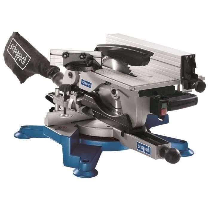 Scie a onglet pendulaire SCHEPPACH - 254 mm 1800 W - Table supérieure HM100T