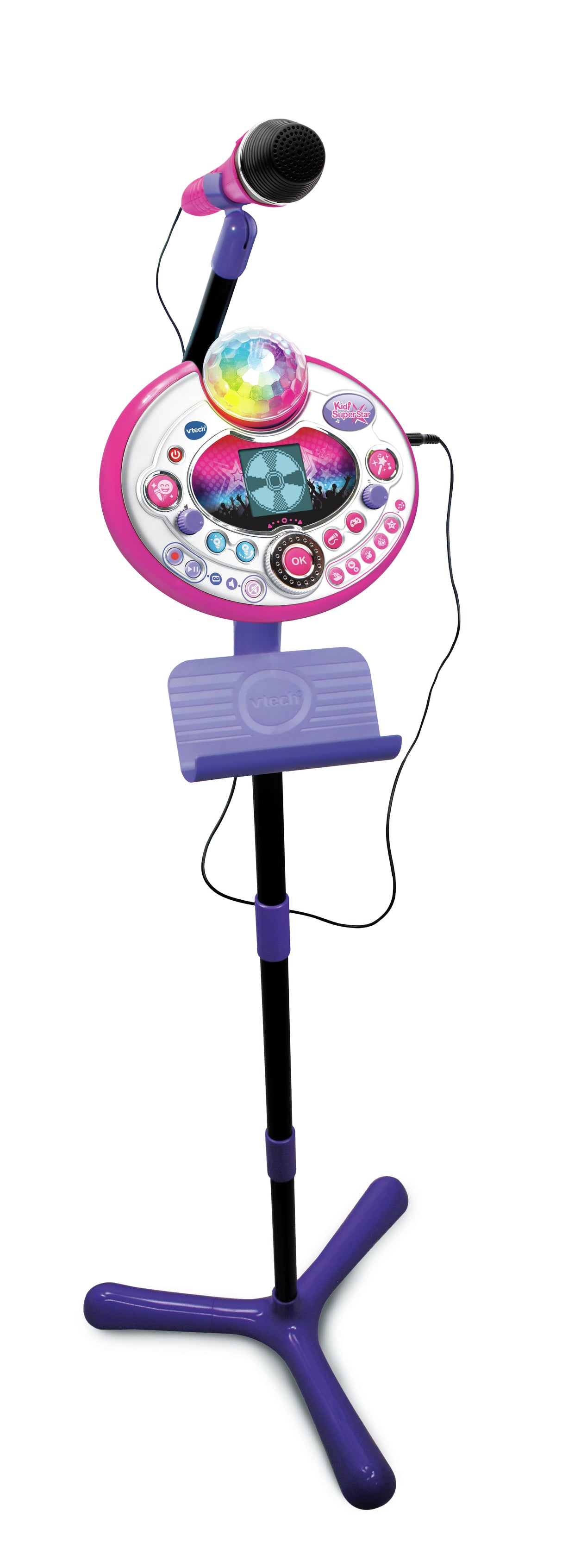 VTECH - Kidi Superstar Lightshow Rose - Micro Karaoké Enfant