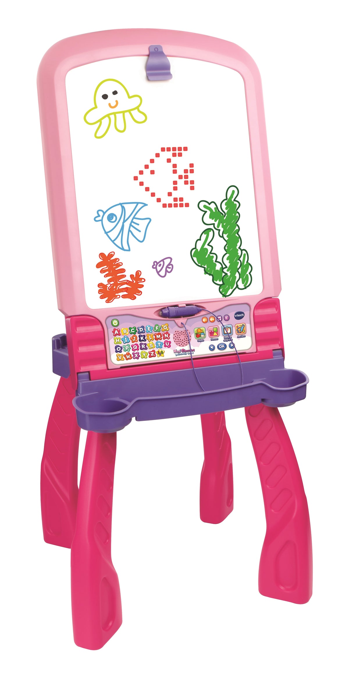 Chevalet Interactif 3 en 1 VTECH - Rose - Pour Fille - A partir de 3 ans
