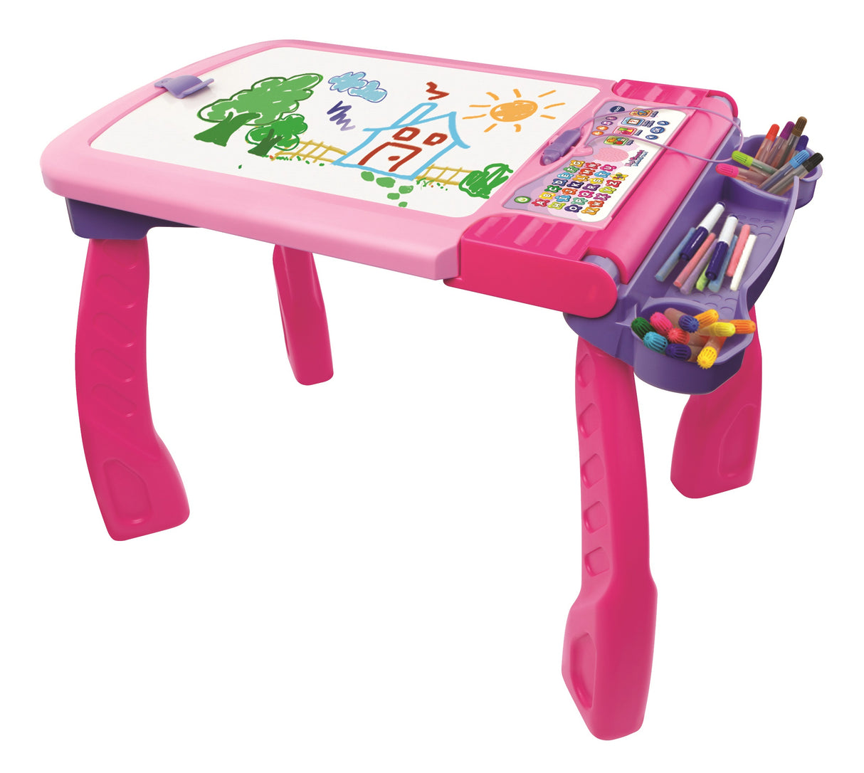 Chevalet Interactif 3 en 1 VTECH - Rose - Pour Fille - A partir de 3 ans