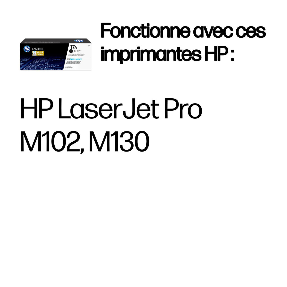 Cartouche d'encre Hp TONER 17A NOIR