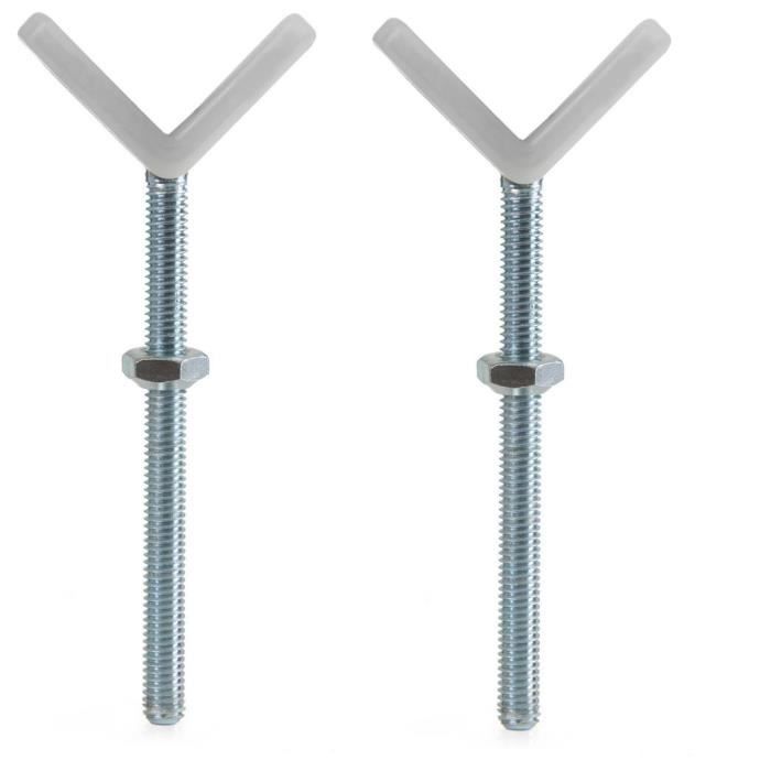 Adaptateur Y pour barriere de sécurité - HAUCK - Y-Spindel - Rampes rondes - Blanc Silver