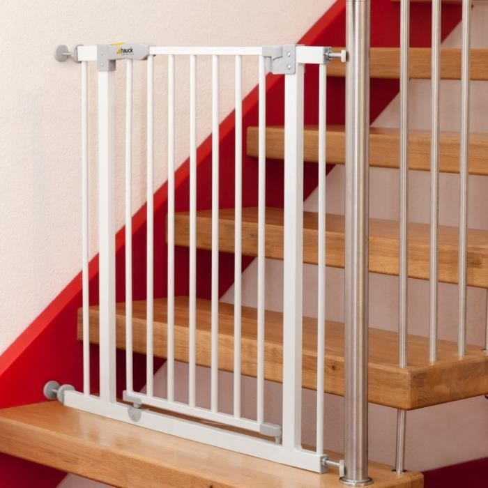 Adaptateur Y pour barriere de sécurité - HAUCK - Y-Spindel - Rampes rondes - Blanc Silver
