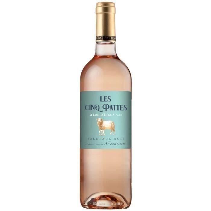 Les Cinq Pattes 2024 Bordeaux - Vin rosé de Bordeaux