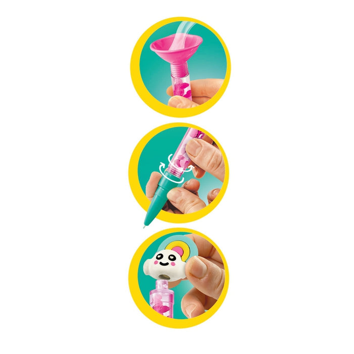Clementoni - Créer tes stylos - Mini atelier des Stylos - Theme Fantaisie - 3 a créer - Des 6ans