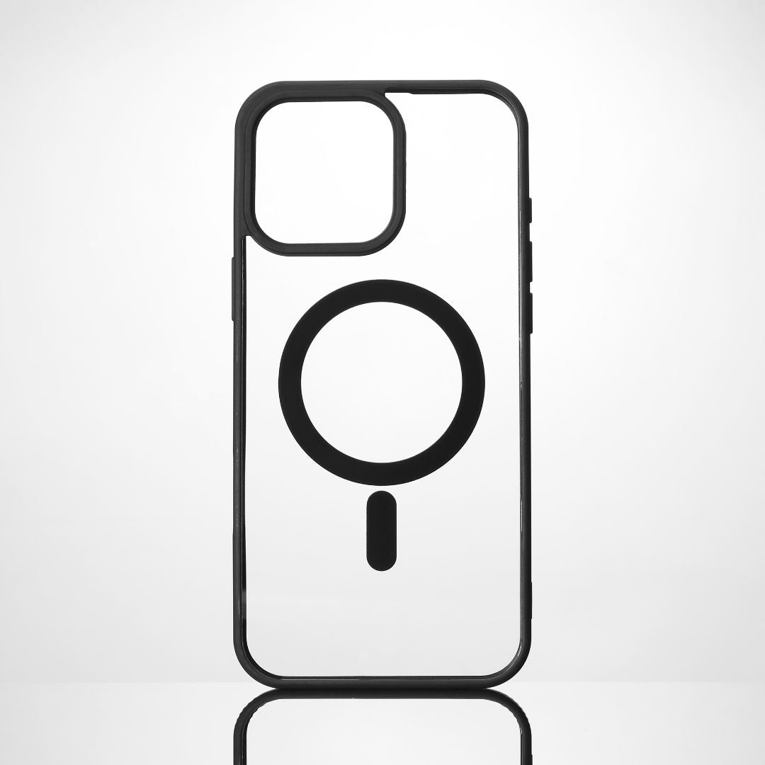 We Coque de protection RUBBER APPLE IPHONE 16 PRO MAX - Dos transparent contour