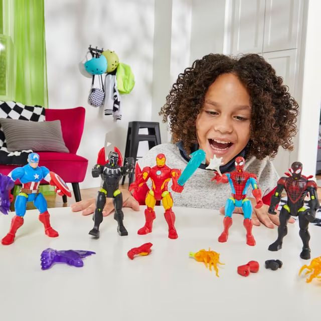 MixMashers Venom Deluxe, figurine 12 cm personnalisable a mélanger et combiner avec accessoires, Marvel, des 4 ans